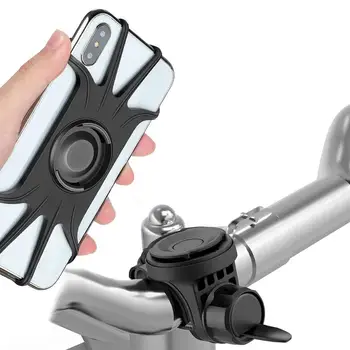 

Universal bicycle bike magnetic phone holder silicone motorcycle bicycle handlebar mount phone holder mount for iPhone