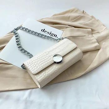 

NEW French Design Fashion Stone Pattern Armpit Bag & Elegant Chain Crossbody Bag Shoulder Bag Handbag Width 23cm Height 13cm