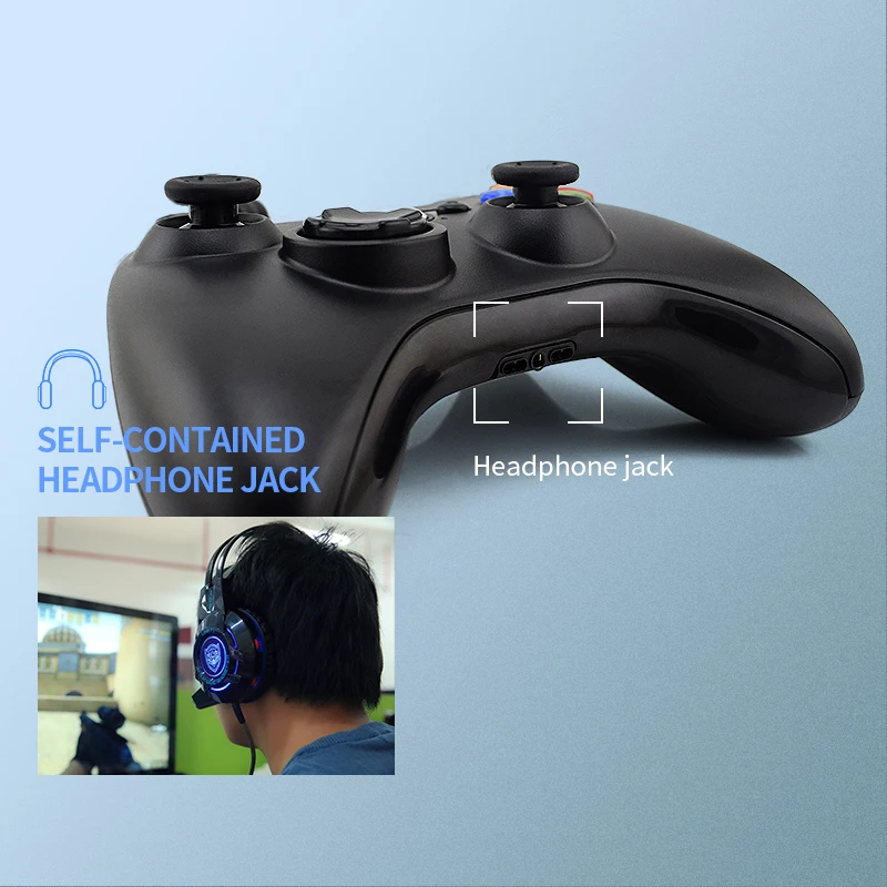 DATA FROG USB Wired Gamepad Joystick for Xbox 360 