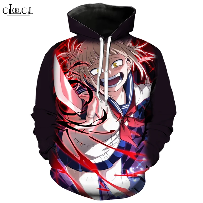 Men Women My Hero Academia 3D Print Anime Hoodies Pullover Sweater Sweatshirt