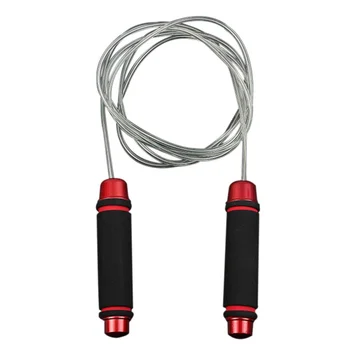 

Colorful Bearing Wire Rope Fitness Skipping Single Professional Skipping Load Block Rope Lose Weight PVC Skipping Rope Pack AHPU