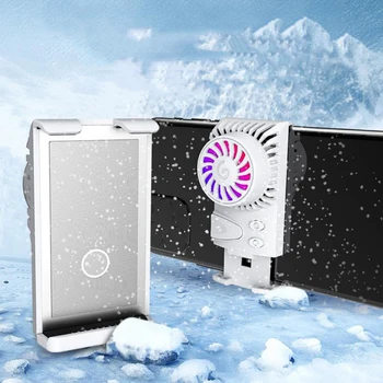 

Gaming Gamepad Cooling Radiator Fan Refrigerator Rechargeable USB Semiconductor Cooler Controller for Android iOS Smartphone