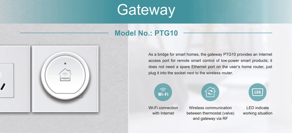 Wifi termostato inteligente controlador do radiador termorregulador