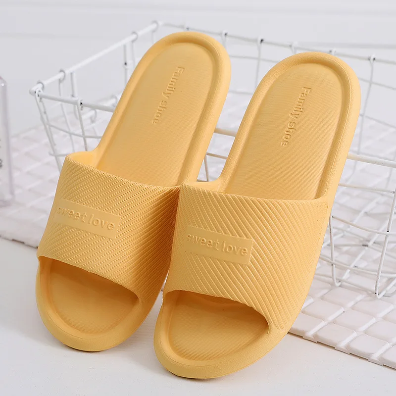 Unisex Home Sandals Women Men Slippers Flat Shoes Bathing Non-slip Flip Flops Fashion Lovers Indoor Floor Zapatillas de hombre