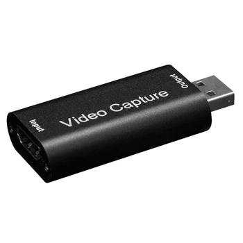 

HOT-1080P Capture Card HDMI Video Capture Card 60Fps HD for Live Streaming Broadcast Teaching Recording