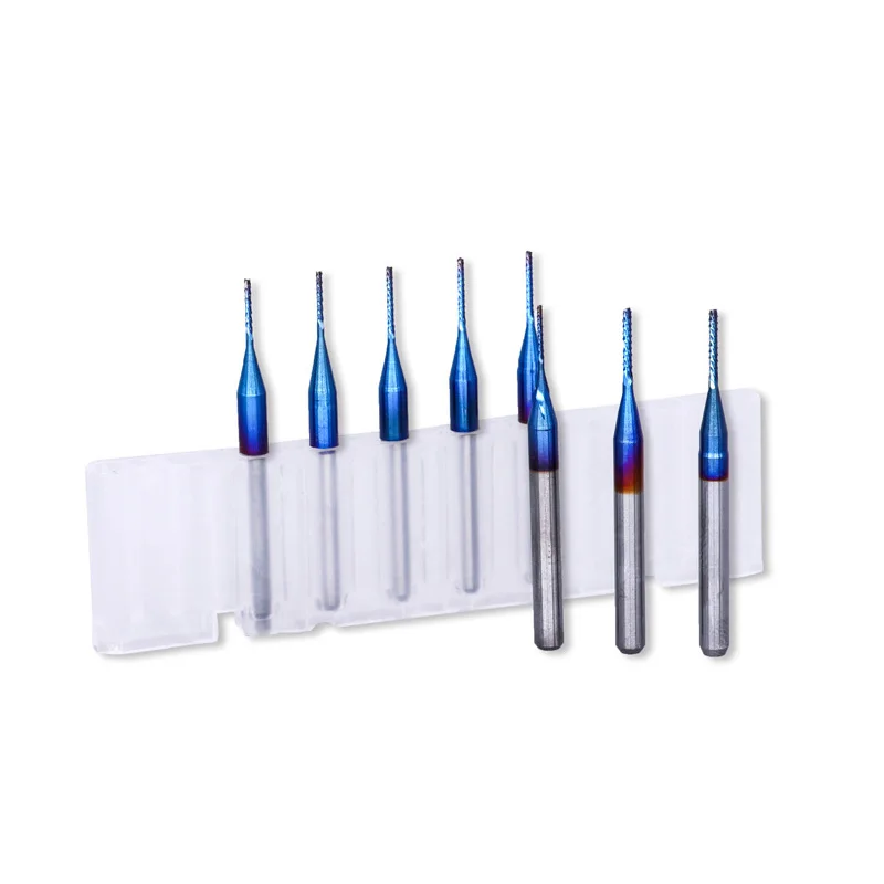 10pcs 0.5mm Shank Diameter 3.175 mm PCB SMT CNC Wear Resistance Milling Cutter