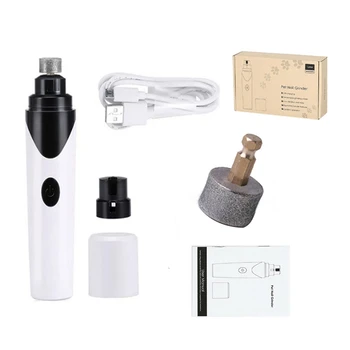 

Portable Puppy Dog Rechargeable Nails Trimmer Clipper Care Electric Grooming Pet Dog Nail Grinder Pets Nail Cutter