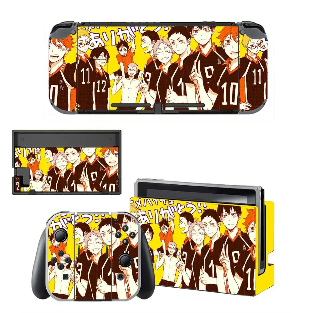 Аниме HaiKyuu Nintendo переключатель кожи Стикеры s скины для Switch консоли и Joy Con
