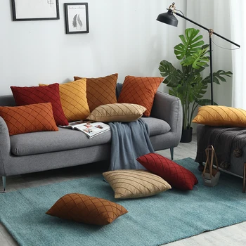 

Square Polyester Pillowcase Printed Pillow Case Cover Home Decorative Decorative Case Protector Slipcover 30x50/45x45cm