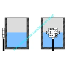 

High Low Signal DC 5V Small Size Non-contact Liquid Level Sensor Contactless Water Level Sensor for Coffee Machine Fish Tank