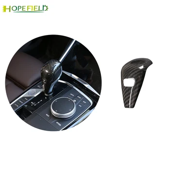 

For BMW Series 3 G20 2018 330i 330e M340i G28 325li 320i X5 carbon fiber gear shift knob sticker M-sport Lever Shifter trim