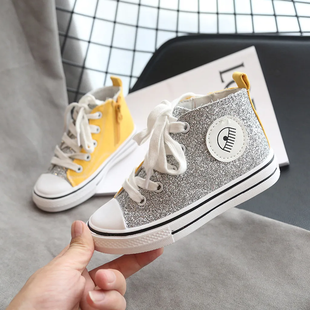 kids shoes for Light Boys Shoes Unisex applique high Fashion Casual Shoes Kids Children Trainers Baby Sneakers Zapatillas