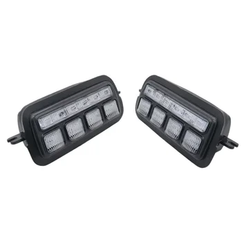 

2Pcs Applicable To Lada Niva 4X4 1995+ Led Daytime Running Light with Turn Signal Light Drl Car Headlight Replacement Parts