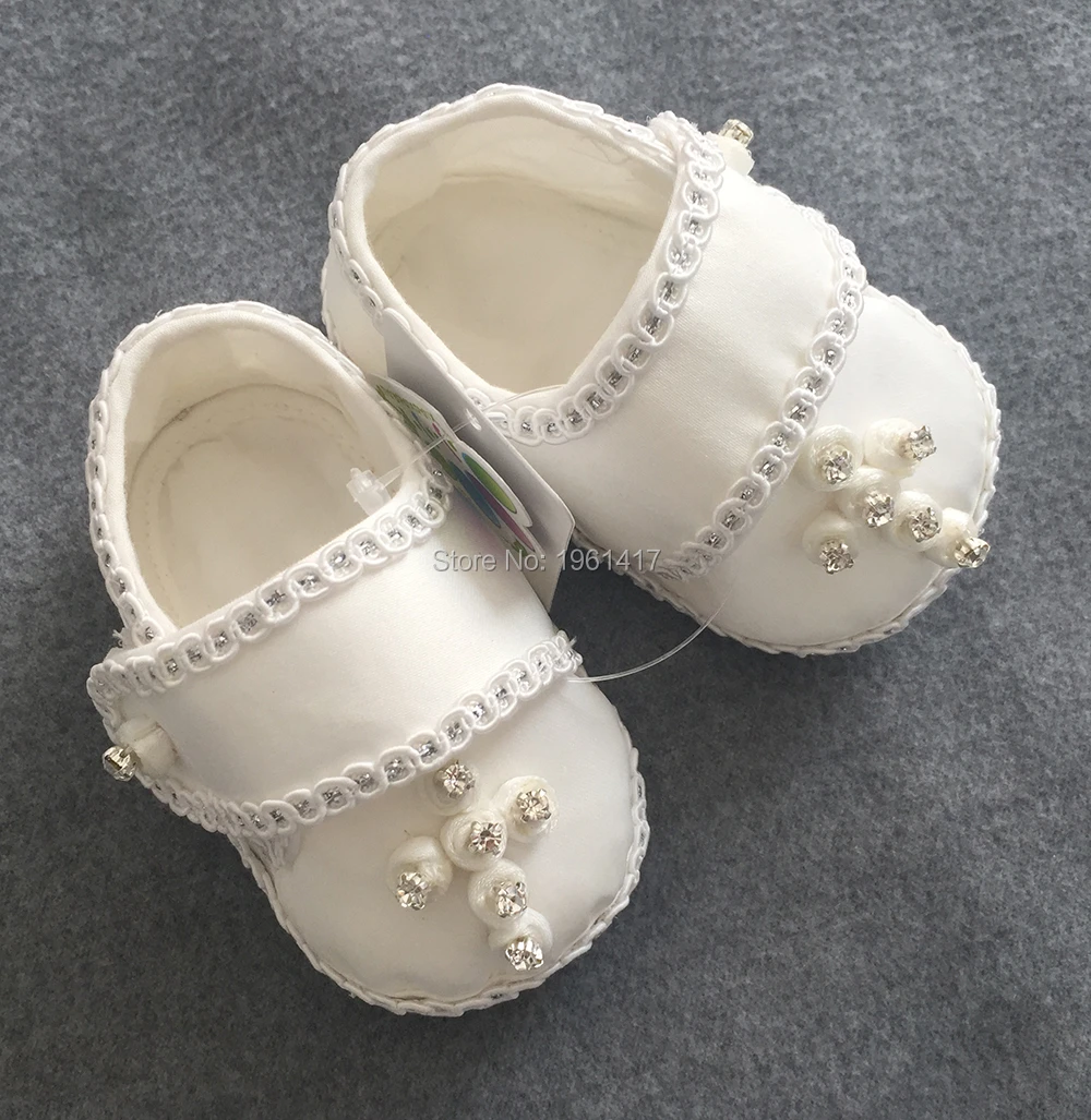 baby christening shoes ivory