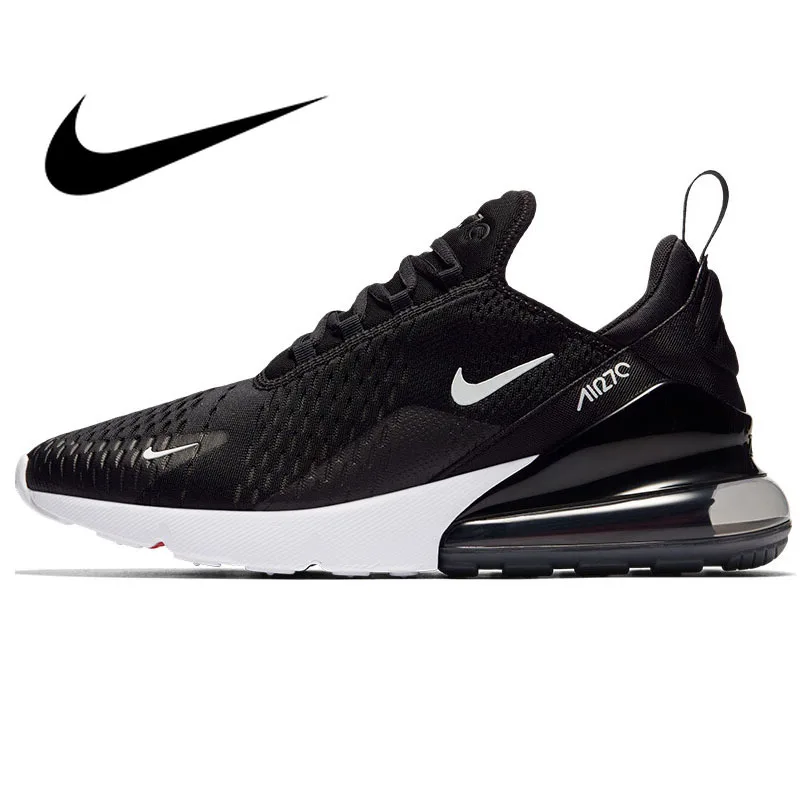 Цена Оригинальный Nike Оригинальные кроссовки AIR MAX 270 Для мужчин кроссовки Удобная спортивная обувь дышащая Спортивная обувь Дизайнерские Новое п...