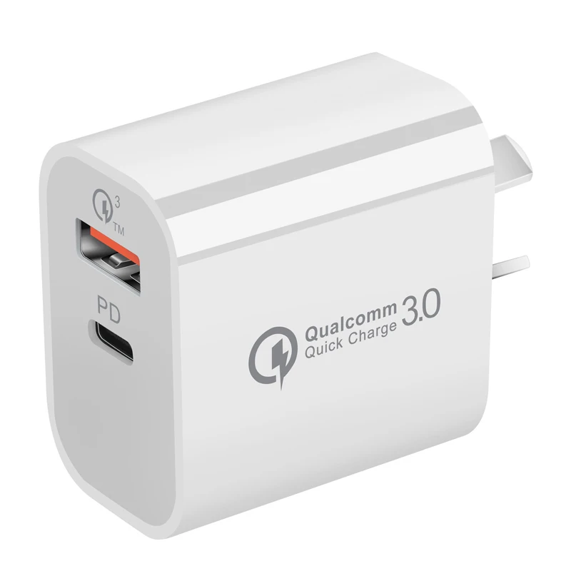 For iPhone 12 Mini 11 Pro XR XS Max Samsung Huawei Xiaomi 18W PD Type C USB Fast Charger Power wall Phone Adapter US EU AU UK