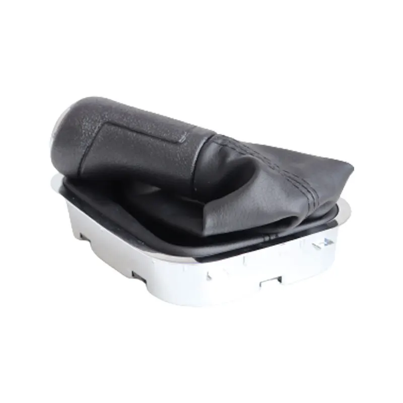 5 Speed Car Shift Gear Knob With Chrome Leather Boot For VW Polo 6R Polo Sedan 2010 2011 2012 2013 6R0.711.456B