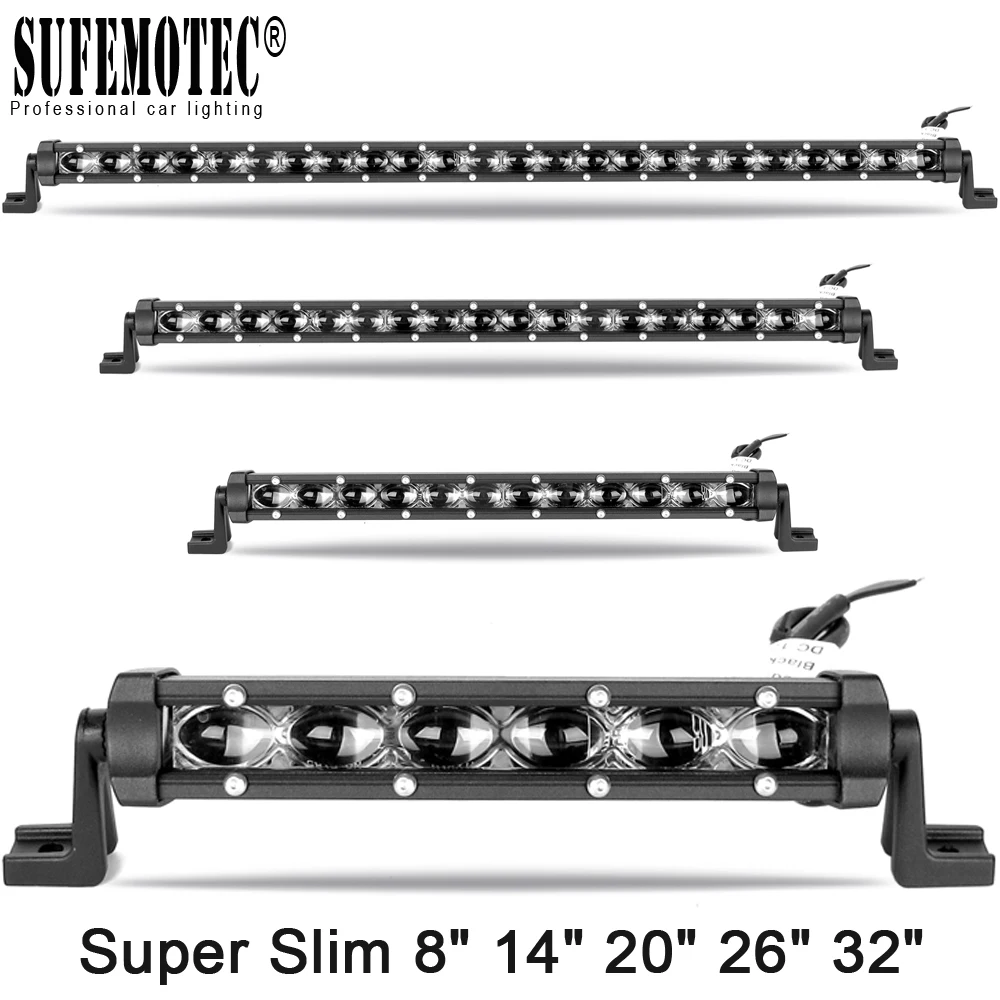 SUFEMOTEC 2 stuks 3 Inch Wit LED Werklamp 12V 24V Extra