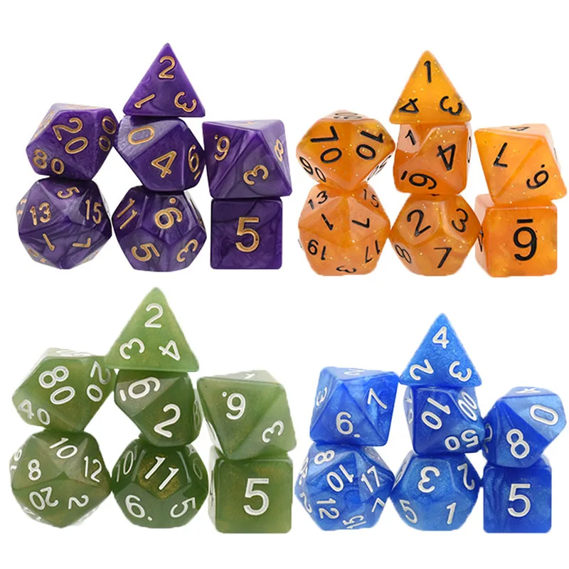 Взрослые игральные кости набор D4-D20 профессиональные RPG многогранные Подземелья и Драконы секс доска игры игрушки коробка передач казино вечерние аттракционы