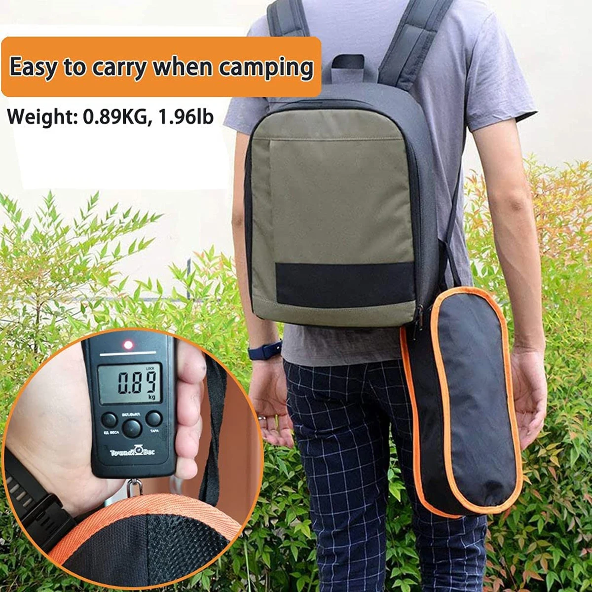 Ultralight Folding Fishing Chair, Portable Outdoor Camping Travel Chair for Hiking Beach Picnic Seat Foldable Fishing Stool Tool 5