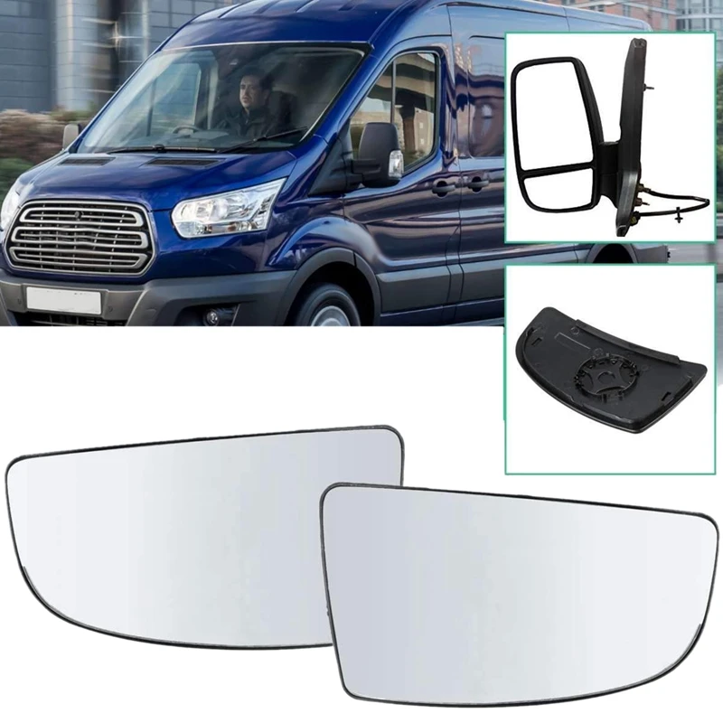 Для Ford Transit MK8 переднее левое правое зеркало заднего вида стекло объектива 2014 2015