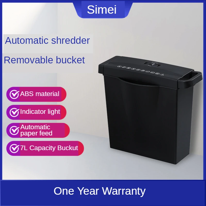 

220V Mini Office Electricity Paper Shredder A4 Shredder Machine Mute Household Portable Paper Shredder Desktop File Paper Cutter