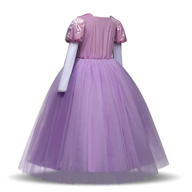 Girls Princess Dresses Lace Kids Girl Dress Princess Embroidery Pageant Gown Party Bridesmaid Dress #4N28 (13)