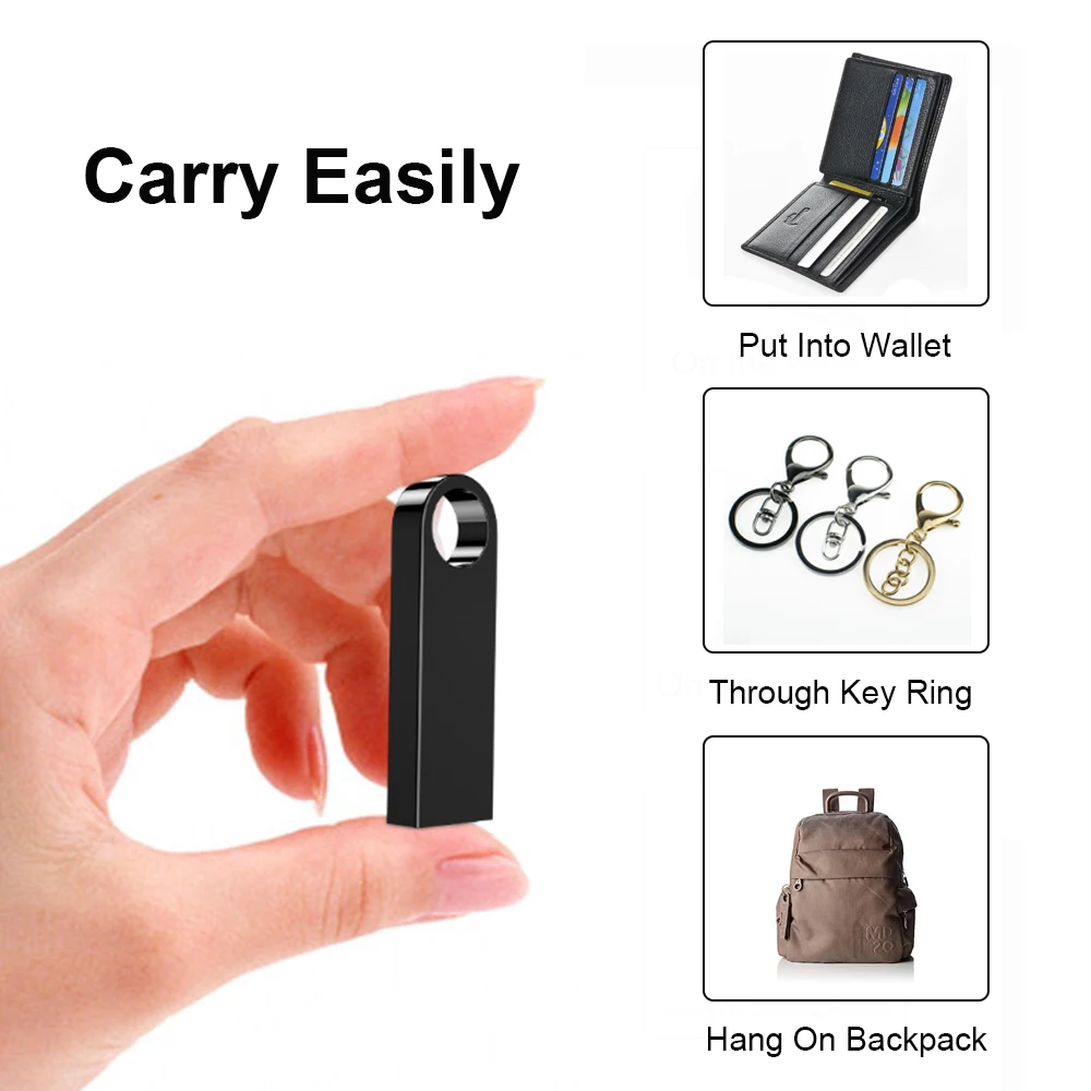 100PCS Free Custom LOGO USB 2.0 USB 3.0 Flash Drives Metal 64GB Free logo Black 32GB Pen drive 16GB Memory stick U disk 8GB 4GB