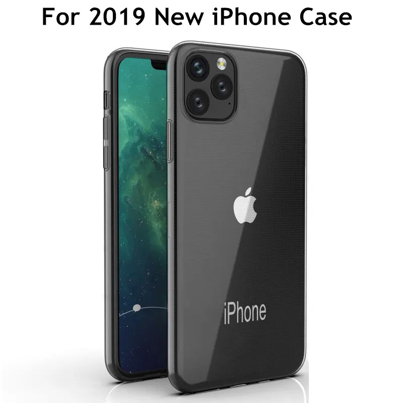 

Transparent Soft Case for iPhone 11 2019 For iPhone 11 Pro Max Ultra Thin Clear Soft Full Cover Case for iPhone XR X XS Max Case