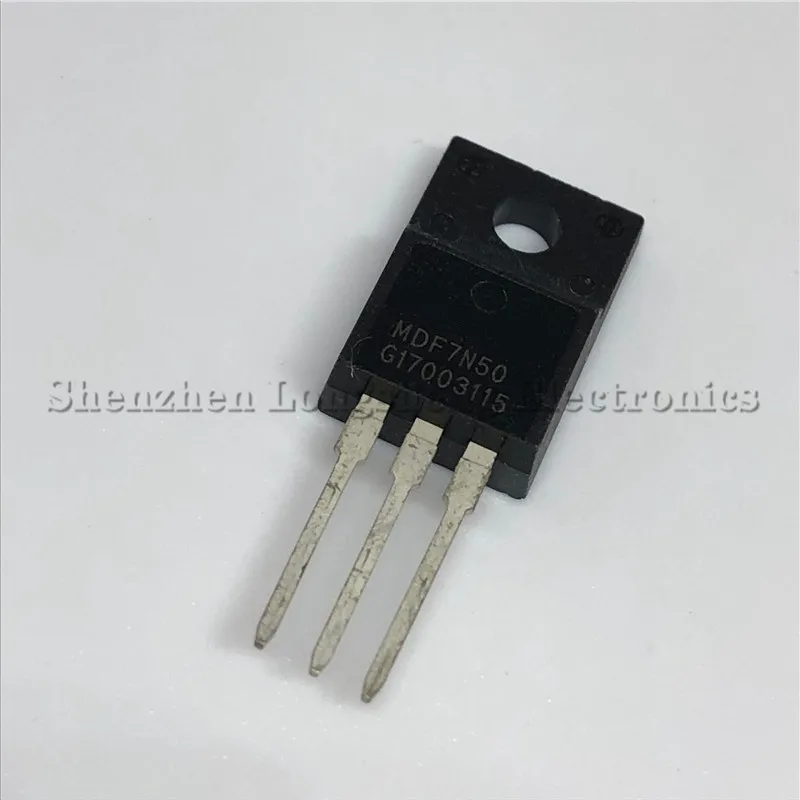 10 шт./лот 7N50 MDF7N50 TO 220F 500V7A N Channel полевой транзистор|c c| |