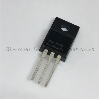 

10PCS/LOT 7N50 MDF7N50 TO-220F 500V7A N-Channel Field Effect Transistor