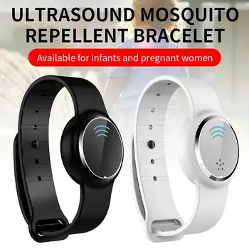

New Portable Intelligent Ultrasonic Long-term Mosquito Repellent Wristband Anti Mosquito Bracelet No Toxic Chemicals Waterproof