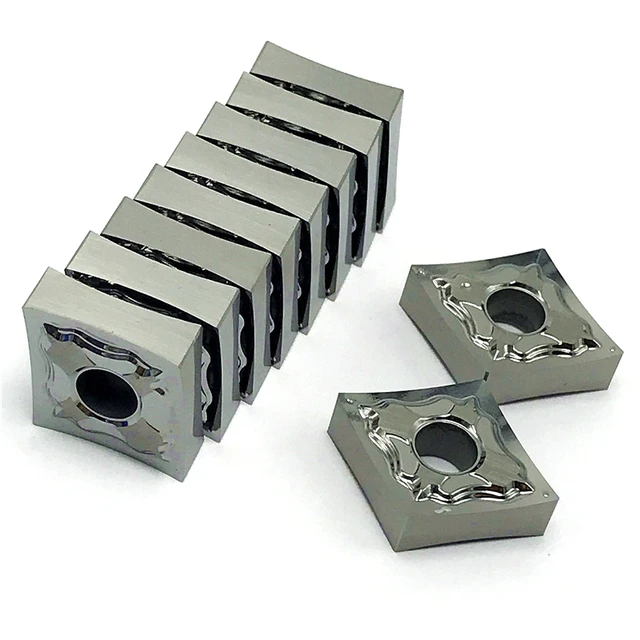 Inserti Tornio Carburo 10 Inserti CNMG120408 TF IC907 In Carburo Di Tungsteno - Per Tornitura Esterna, Rivestimento CVD Inserti Tornitura Esterna - Foto 5