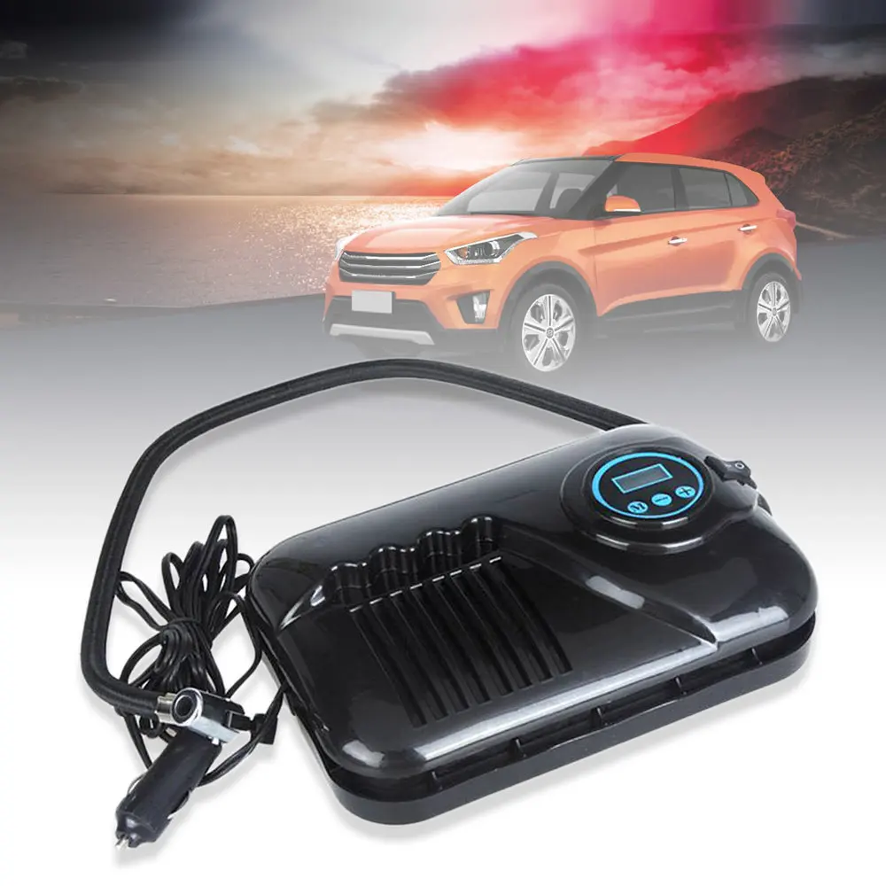 

Portable 12V 250PSI Electronic Tyre Air Compressor Car Tire Inflator Digital Tyre Inflating Pump for Cars Trucks Motorcycle