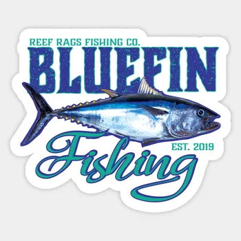 

Bluefin Tuna Deep Sea Saltwater Fishing Sticker Decal PVC Motorcycle Car Sticker
