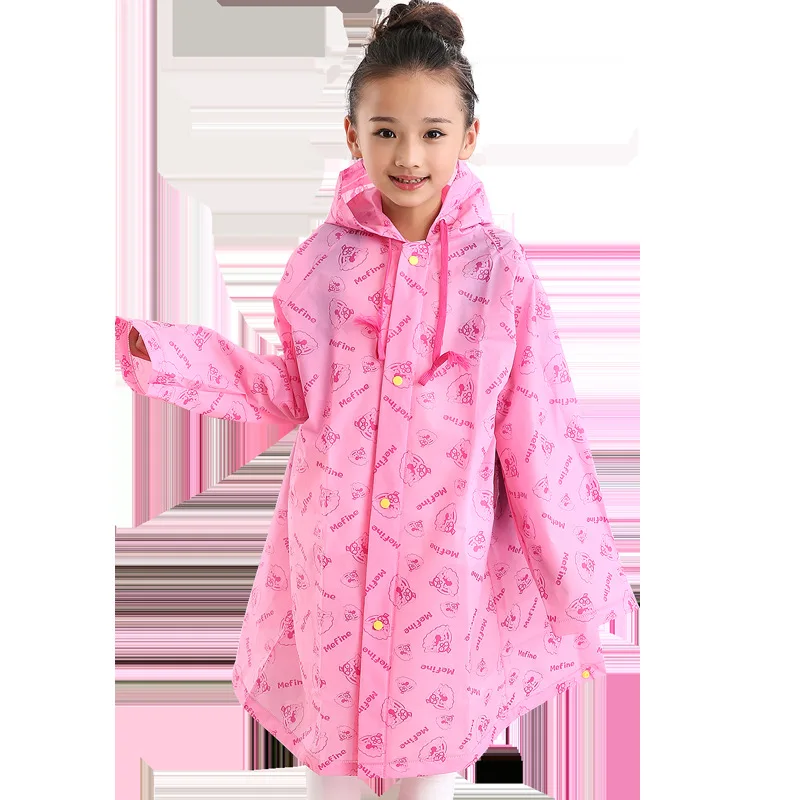 Детский плащ-пончо EVA Модная студенческая сумка плащ-дождевик для мальчиков и