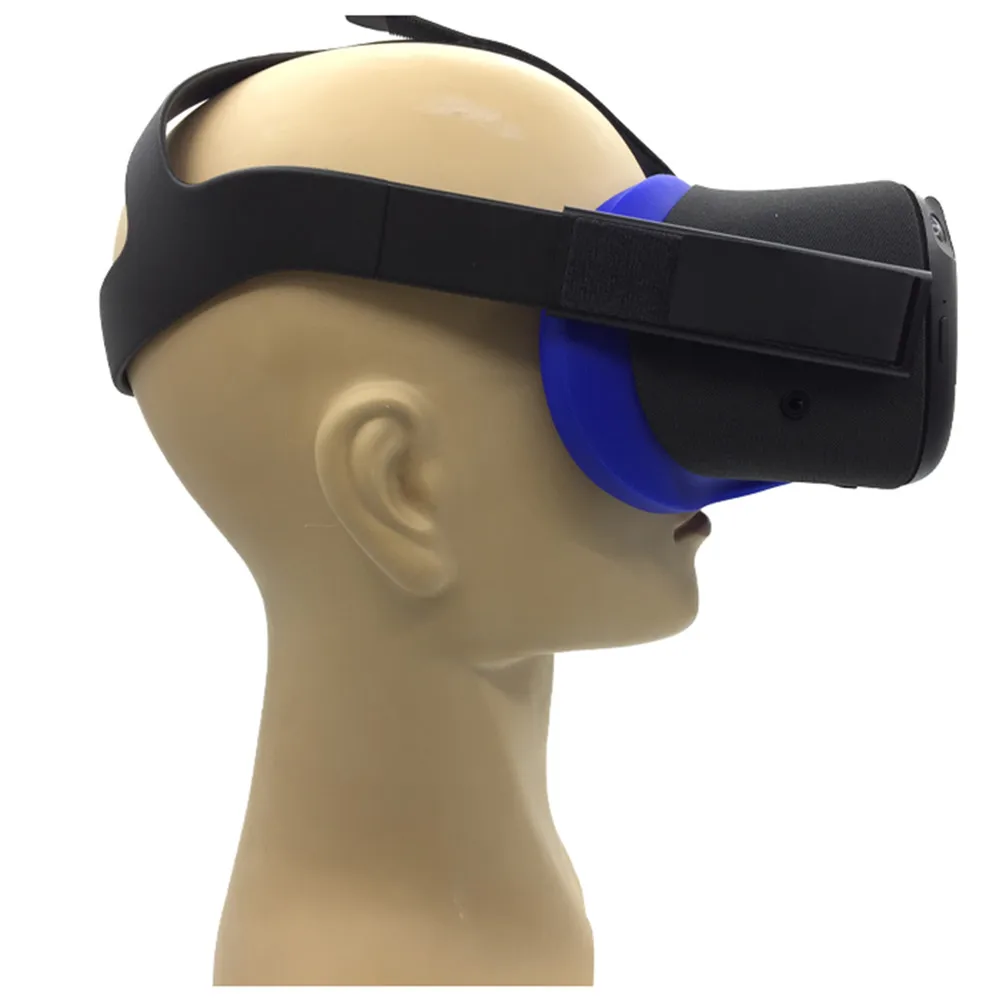 Мягкая силиконовая маска для глаз чехол для Oculus Quest VR гарнитура анти-пот унисекс анти-утечка светильник блокирующая Крышка для глаз
