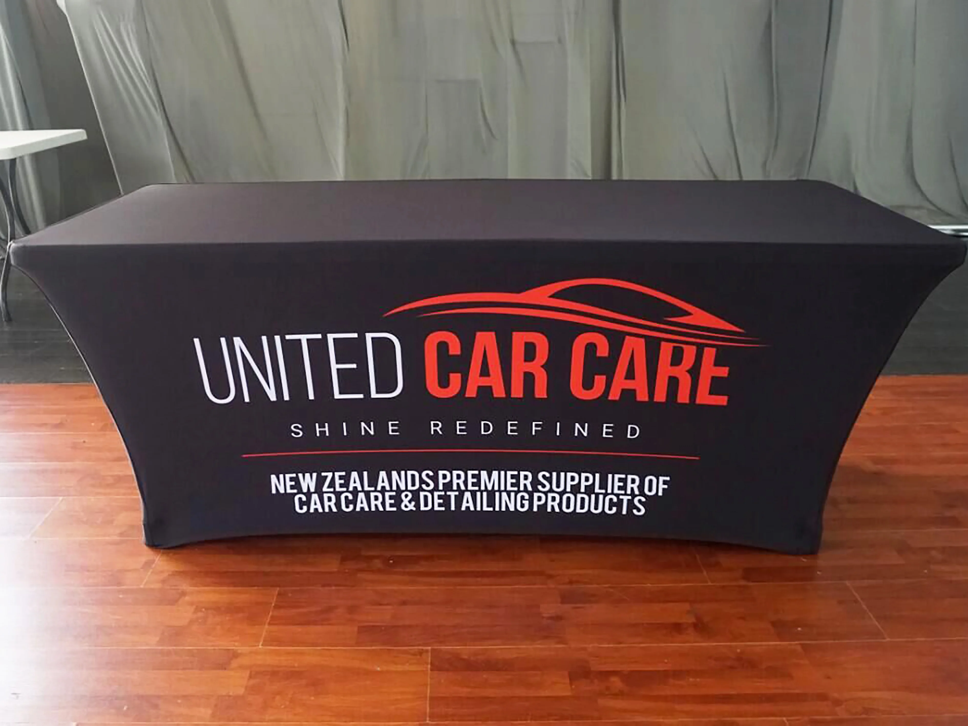 Customprinted6ftspandextablecoversTradeshowtablecloth