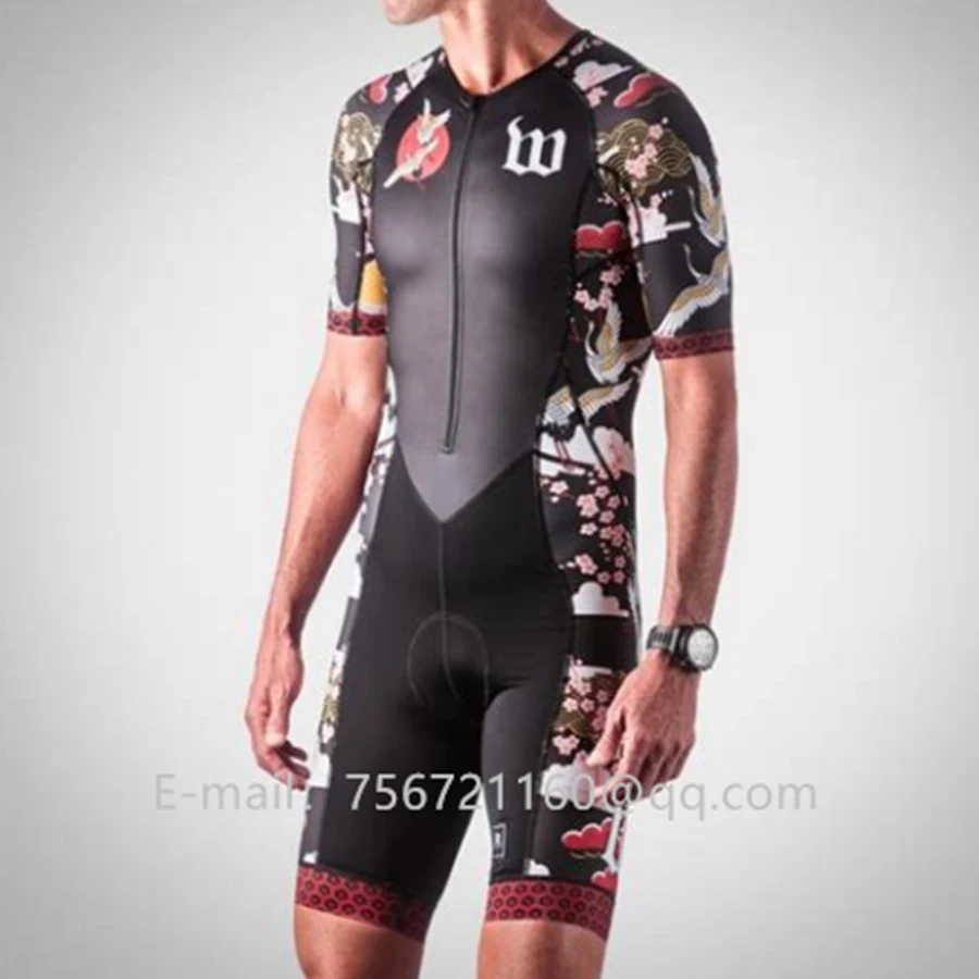 Wattieink открытый Трикотажный костюм для триатлона skinsuit Велоспорт мужской Велосипедный Спорт ciclismo Боди Набор всплеск Одежда MTB кожи костюм - Цвет: Цвет: желтый