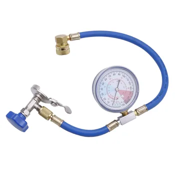 

New R134A Air Conditioning Recharge Measuring Hose Gauge Valve Refrigerant Pipe