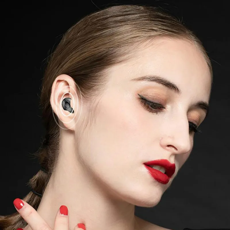 HKT 6 Bluetooth Wireless Earphones 5 0 Business Headset Music Headphone Waterproof Sport Earbud for Xiaomi Huawei Sumsung Iphone