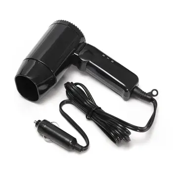 

Portable Foldable 12V Car Hair Dryer Car-styling Hair Blow Drye Heat Blower Hot Wind For Travel