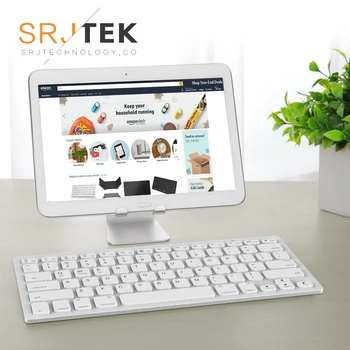 

Wireless Bluetooth Computer Keyboard Slim Small Keybord Russian Arabic Spanish French German BT 3.0 Keypad For iPad Mac Phone