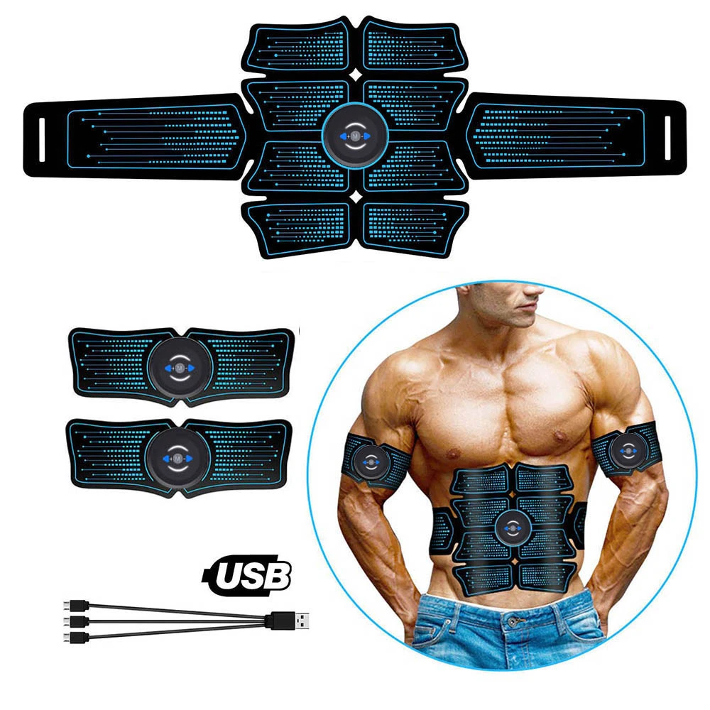 Abdominal Fitness Belt Toner ABS Muscle Stimulator Hip Muscular Trainer Home Gym