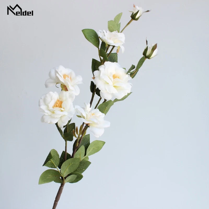 Meldel Artificial Flower Wedding Bouquet DIY Home Decoration wedding bouquets