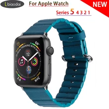 Кожаный ремешок для apple watch 44 мм 40 мм iwatch 38 мм 42 мм браслет из натуральной кожи apple watch 5 4 3 2 1