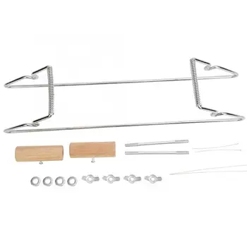 

Stainless Steel Weaving Beading Loom Kit Jewelry Bracelet DIY Handmade Knitting Machine Tool Wood Weaving Beading Loom Set