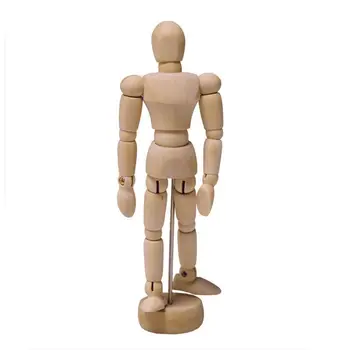 

1Pc Artist Movable Limbs Male Wooden Figure Model Mannequin Art Class Sketching Drawing Manikin