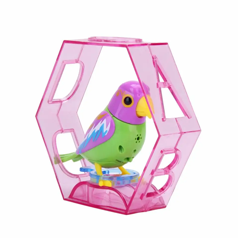 Electronic Voice Control Singing Bird Toy - Fluttering Simulation Bird With Clap Activation For Kids & Adults