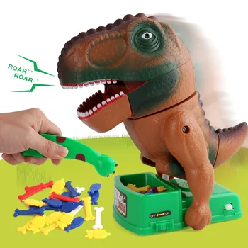 

Tricky Model Toy Parent-child Interactive Puzzle Friend Cartoon Plastic Dinosaur Electric Bite Toy Model Table Games Party Props